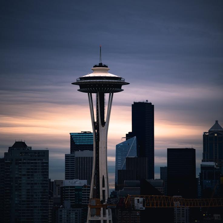 City skyline in Seattle, United States
